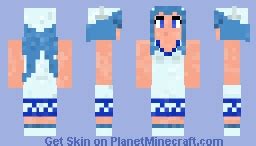 Squid Girl Minecraft Skin