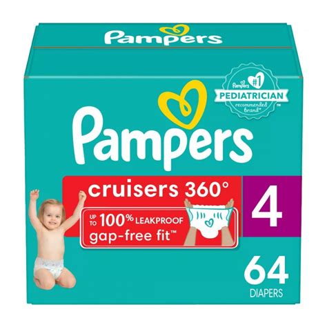 Pampers Cruisers Diapers Size 4 (22-37LB) 70CT PKG | Garden Grocer