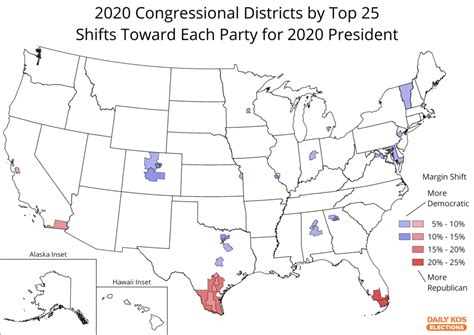 Which House districts saw the biggest shifts in the 2020 presidential ...