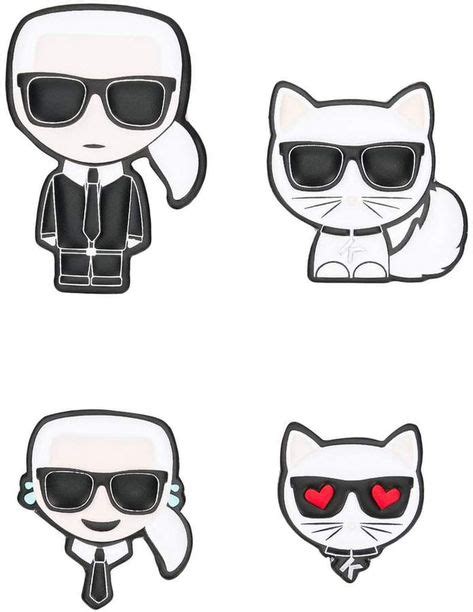 Karl Lagerfeld Iconic Lagerfeld Stickers | Fashion Planner | Pegatinas ...