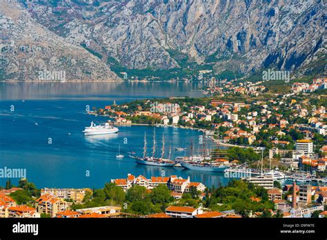 Kotor, Bay of Kotor, UNESCO World Heritage Site, Montenegro Stock Photo ...