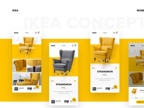 IKEA - mobile app by Damian Sobczak on Dribbble