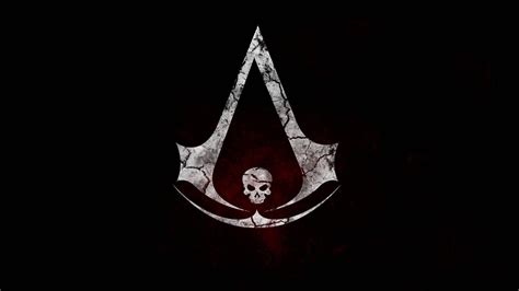 Download Assassin’s Creed Black Flag Gamer Logo Wallpaper | Wallpapers.com