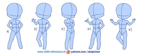 Chibi Poses Reference | Chibi Base Set #8