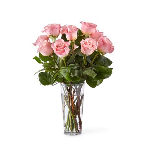 Long Stem Pink Rose Bouquet