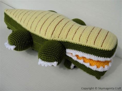 Crochet Pattern ALLIGATOR Toys / PDF 00465 - Etsy | Crochet patterns ...