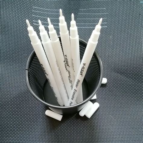 V CLEAR White Water Soluble Marker Pen for Dark Fabric Marking 6 pcs ...