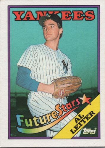 Al Leiter Future Stars New York Yankees 1988 Topps Baseball Card #18 (2) | eBay