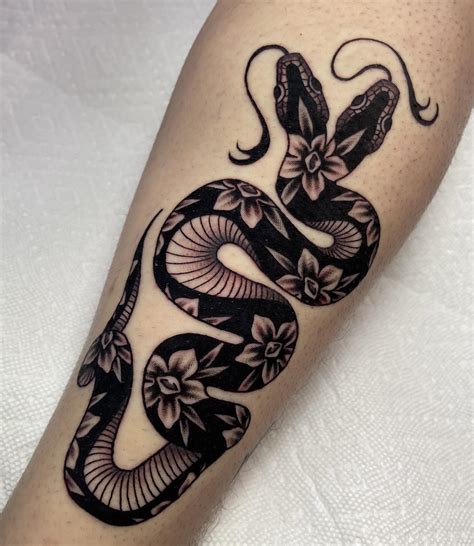 Two Headed Snake done by Marqui Watling at Higher Love : r/tattoo