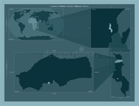 Rumphi, Malawi. Described Location Diagram Stock Illustration ...