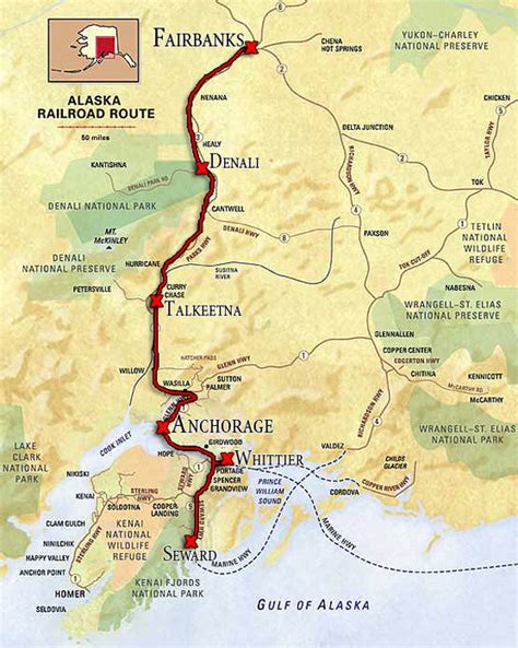 Railroad Map Of Alaska - Grazia Gilbertina