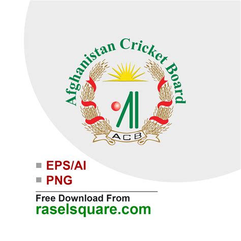 Afganistan Cricket Board Logo - raselSQUARE