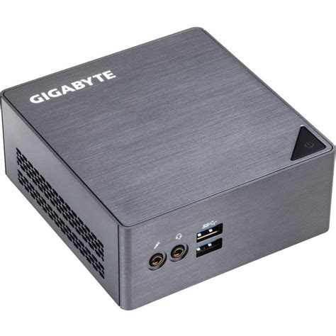 Gigabyte BRIX GB-BSi5H-6200 Desktop Computer, Intel Core i5 6th Gen i5-6200U 2.30 GHz DDR3L ...