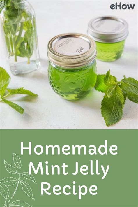 Homemade Mint Jelly Recipe | ehow.com | Mint jelly recipe, Mint jelly ...