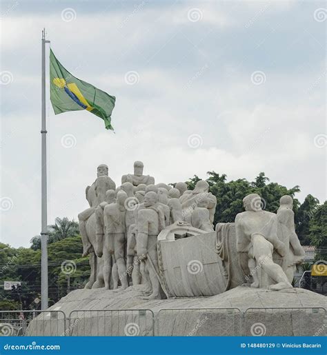 Monumento As Bandeiras, Sao Paulo Stock Photography | CartoonDealer.com ...