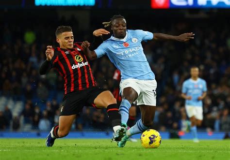 Dazzling Doku drives Man City to 6-1 win over Bournemouth | Reuters