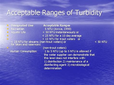 Turbidity Gary Cooper Stefanie Harrison Definition Measure of