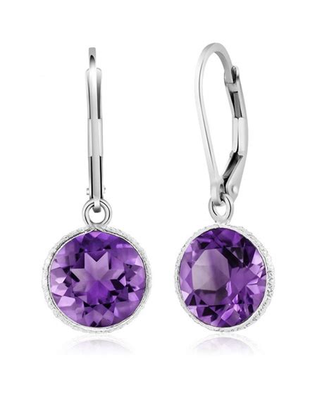 Flawless Birthstone Silver Tone - Amethyst Color - CO11J2EXDIN