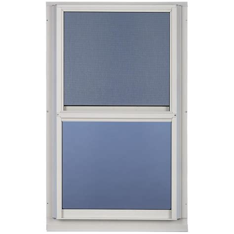 24 in. x 39 in. Double Hung Storm Aluminum Window-L30132439 - The Home Depot