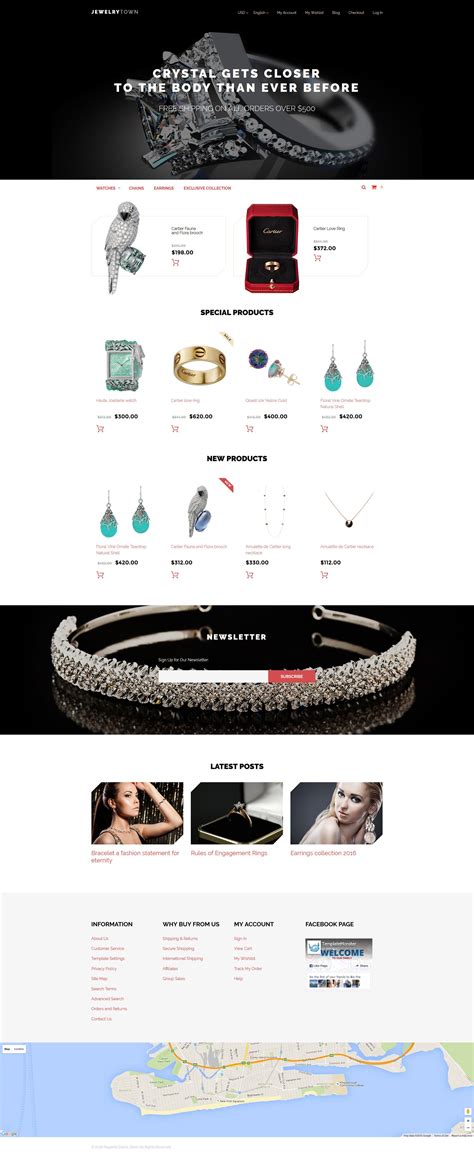 JewelryTown Magento Theme #58504 - TemplateMonster | Magento themes, Web template design ...