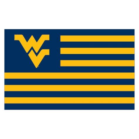 West Virginia Flag Decal 3"