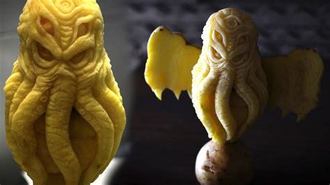 Cthulhu - Carving Potato - YouTube