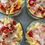 Meal Prep Pizza Pasta Bowls (with 37g of Protein!) - Fit Healthy Macros