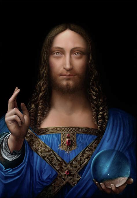 Salvator Mundi Painting by Mark Van crombrugge - Pixels