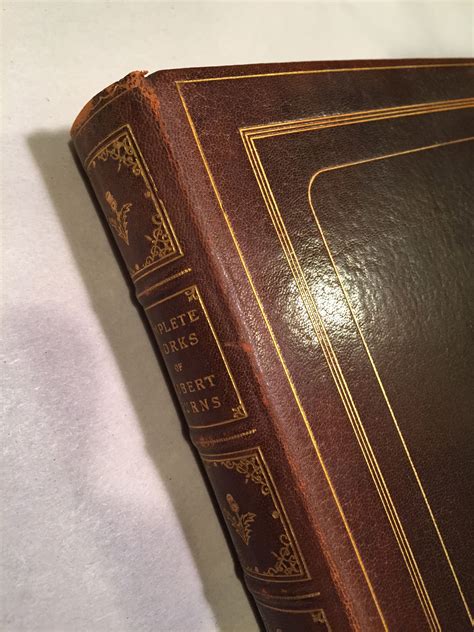 BIBLIO | The Complete Works of Robert Burns by Robert Burns | Full Leather | 1896 | The Gebbie ...