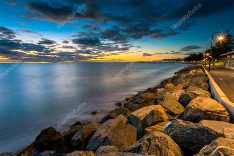 Glenelg Beach at Sunset — Stock Photo © moisseyev #103403828