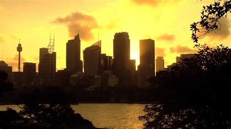 Sunset skyline in Sydney Australia 1798245 Stock Video at Vecteezy