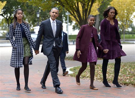 Barack & Michelle Obama Attend Sasha Obama's USC Graduation