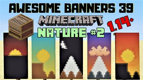 5 AWESOME MINECRAFT BANNER DESIGNS WITH TUTORIAL! #39 [LOOM] - YouTube