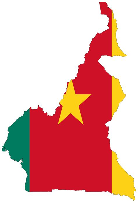 Cameroon Flag Map | Cameroon flag, Flag, Africa flag