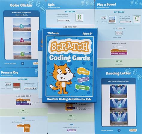 Scratch Coding Cards: Practice Coding in Simple Steps with Visual Supports