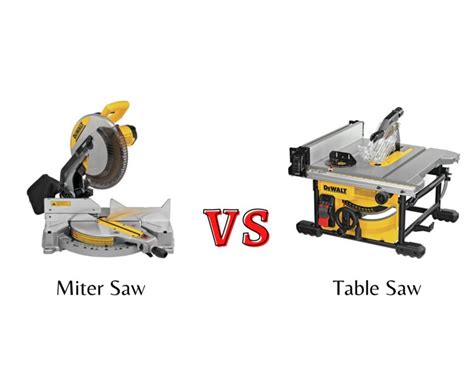 Miter Saw vs Table Saw 2023 - Complete Guide