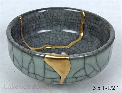 Kintsugi Art Examples | Japanese Method of Pottery Repaired With Gold