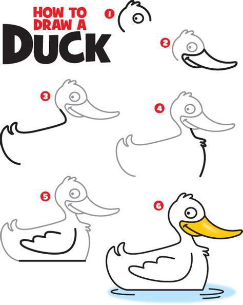 How to Draw a Duck | Kid Scoop