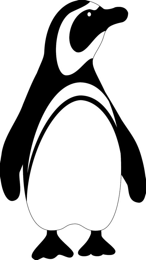 Penguin Clipart Black And White