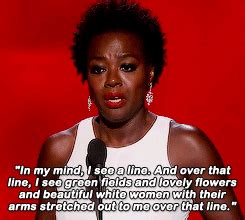 Viola Davis giving her acceptance speech at the... : the fire is mine