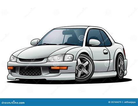 JDM Sports Car 01 stock vector. Illustration of vehicle - 35744479