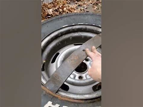 DIY Tire removal tool... - YouTube