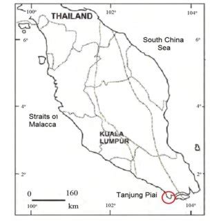 Map of Tanjung Piai, Johor, Malaysia | Download Scientific Diagram