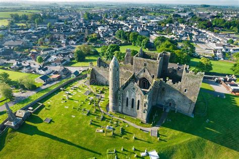 Aerial View of the Rock of Cashel, Also Known As Cashel of the Kings and St. Patricks Rock in ...