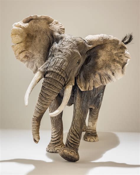 Elephant Sculpture for Sale - Nick Mackman Animal Sculpture
