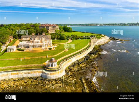 Cliff Walk, Mansions, Newport, Rhode Island, USA Stock Photo - Alamy