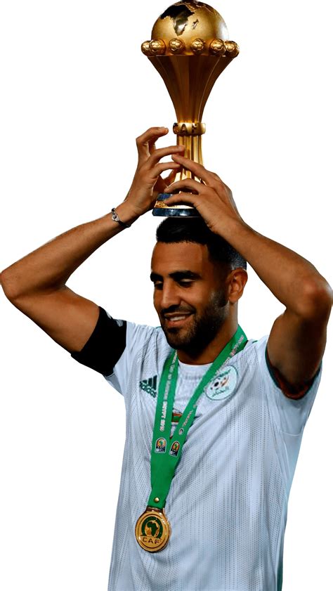 Riyad Mahrez Algeria football render - FootyRenders