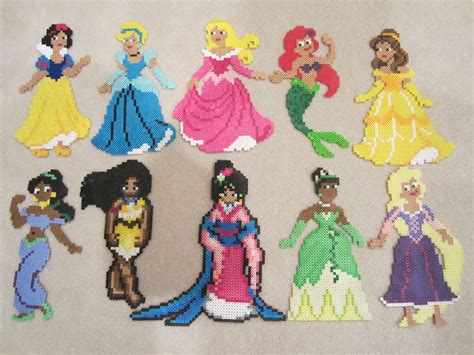 Disney Princess Perler Bead Designs