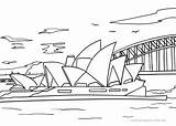 Sydney Opera House Coloring Page  Free Printable Pages For Kids sketch template