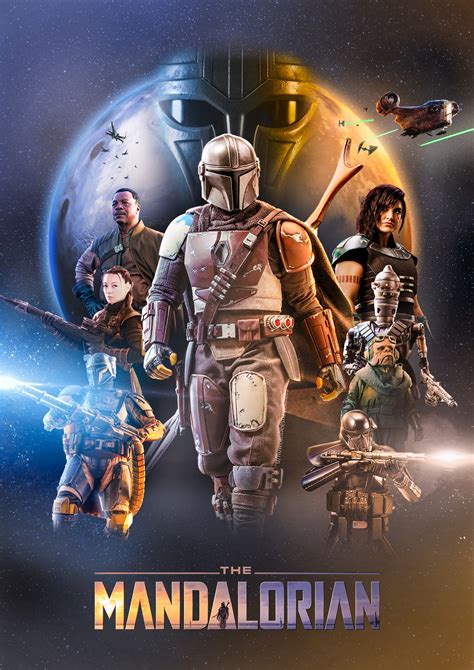 The Mandalorian poster by me. :) : r/TheMandalorianTV